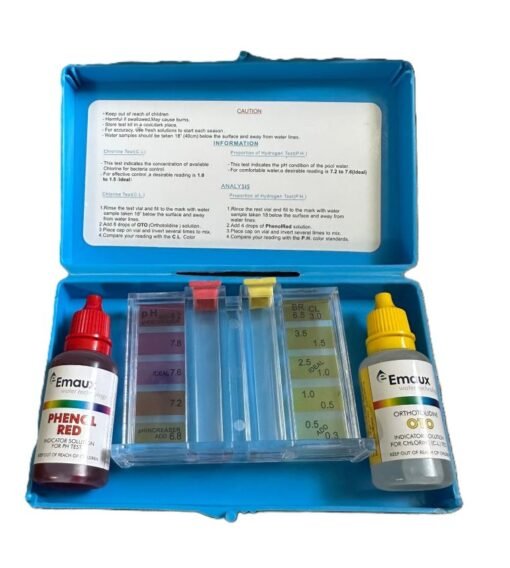 Emaux swimming pool test kit chlorine pH